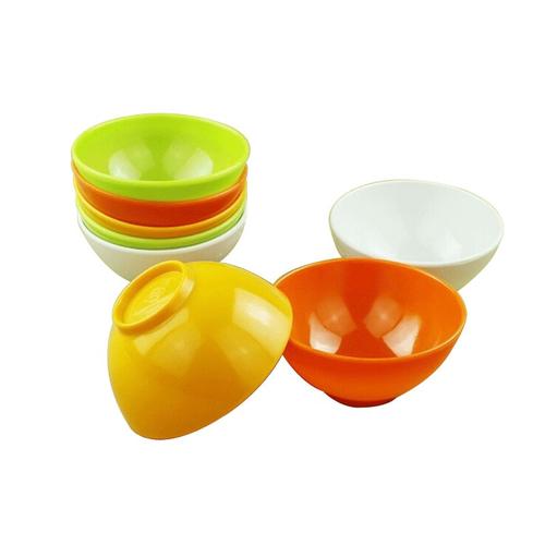 彩色碗塑料碗汤面碗密胺碗仿瓷餐具儿童碗