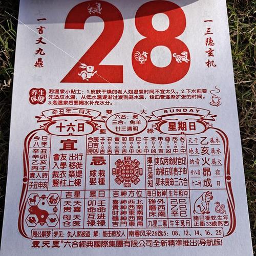 袁天罡老版特码生肖台历黄历老黄365天宝典盒装台历