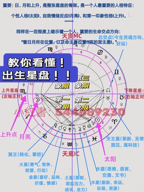 教你看星盘本命盘星盘基础讲解占星基础