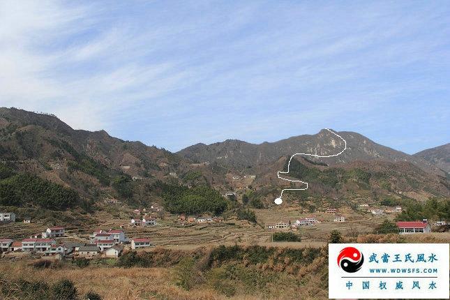 太行山龙脉高山穴风水