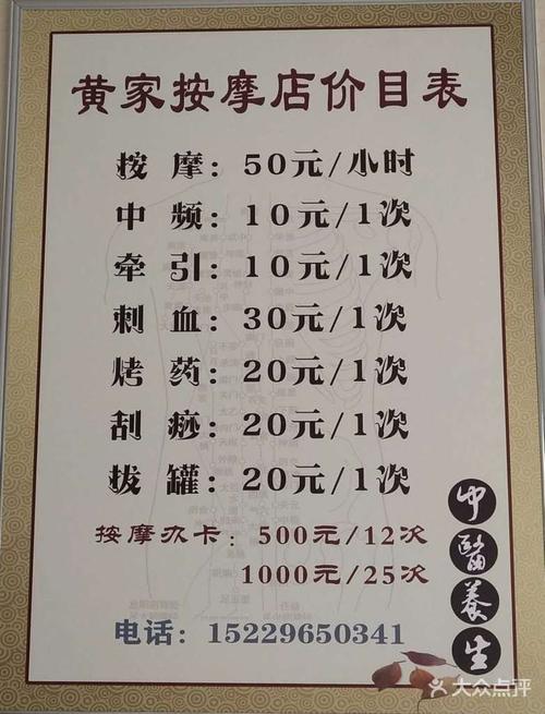 [樱花广场] 黄家按摩店