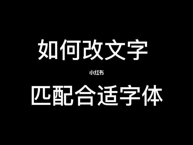 改文字匹配合适字体