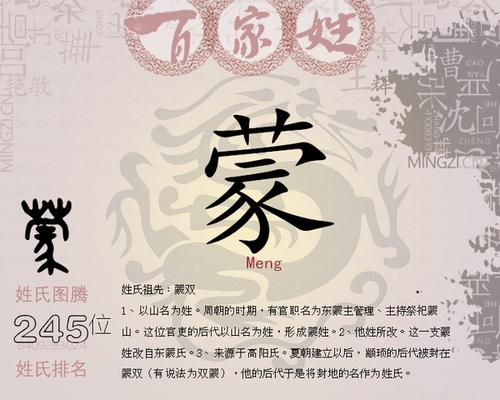 蒙在名字里的意思-带蒙字的男孩名字大全