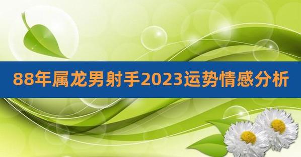 88年属龙男射手2023运势情感分析