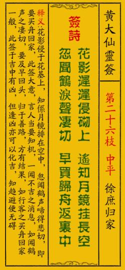 六郎逢救解签事业 书荐姜维解签求事业