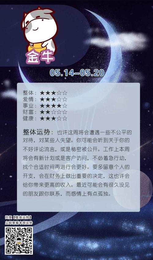 金牛座今日星座运势2023年5月31日